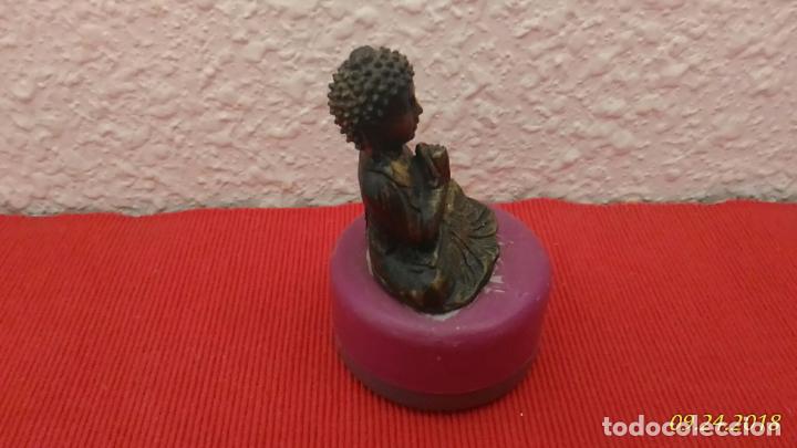 Vintage: Figura de Buda. Negro - Foto 2