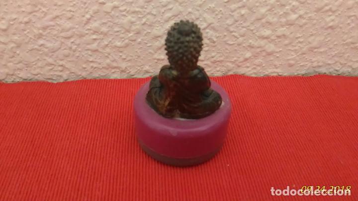 Vintage: Figura de Buda. Negro - Foto 3