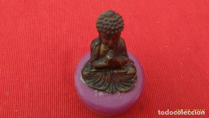 Vintage: Figura de Buda. Negro - Foto 4