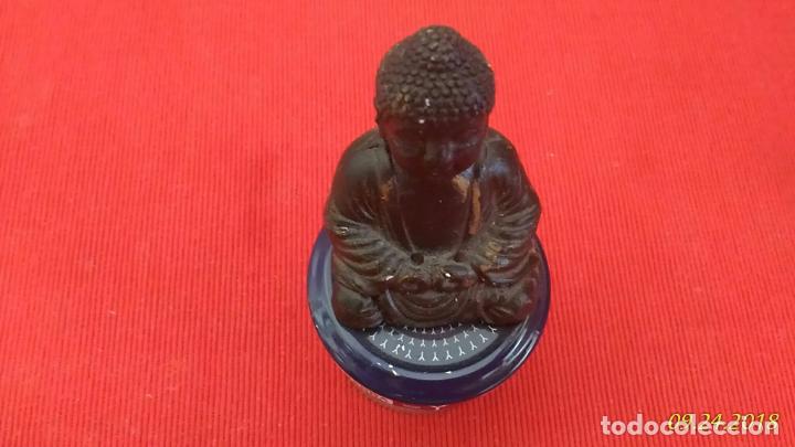 Vintage: Figura de Buda. Negro - Foto 2