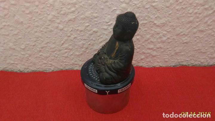 Vintage: Figura de Buda. Negro - Foto 4