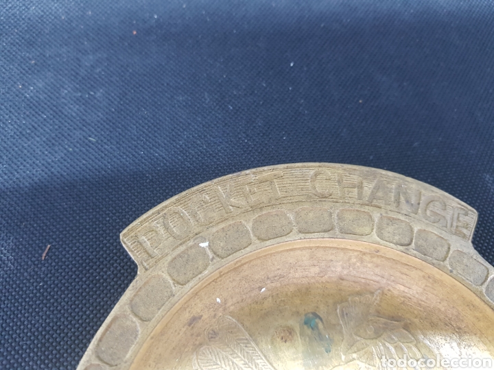 Vintage: bandeja - plato bronce - para devolucion de monedas en comercio - car112 - Foto 2