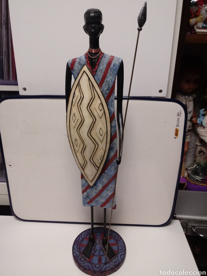 Vintage: Figura africana 64 cm
