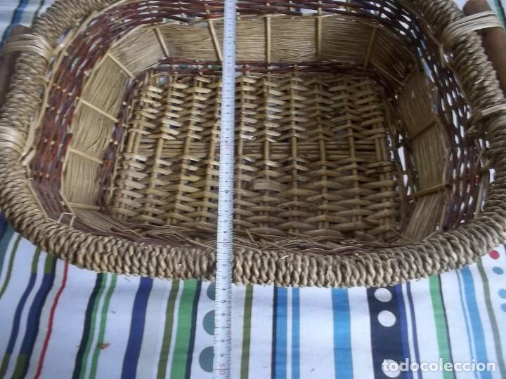 Vintage: CESTA DE MIMBRE A&Ntilde;OS 70 - Foto 16