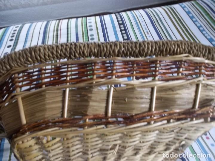 Vintage: CESTA DE MIMBRE A&Ntilde;OS 70 - Foto 18