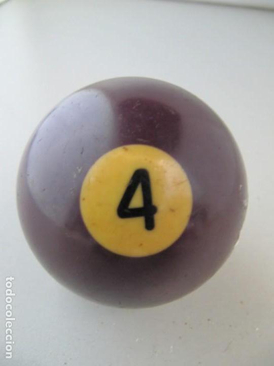 Vintage: Bola de billar n&ordm; 4 &ndash; Color morado - Foto 1
