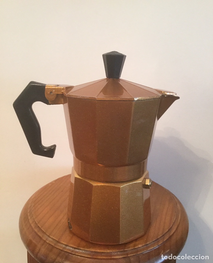 Vintage: CAFETERA VINTAGE DORADA - Foto 3