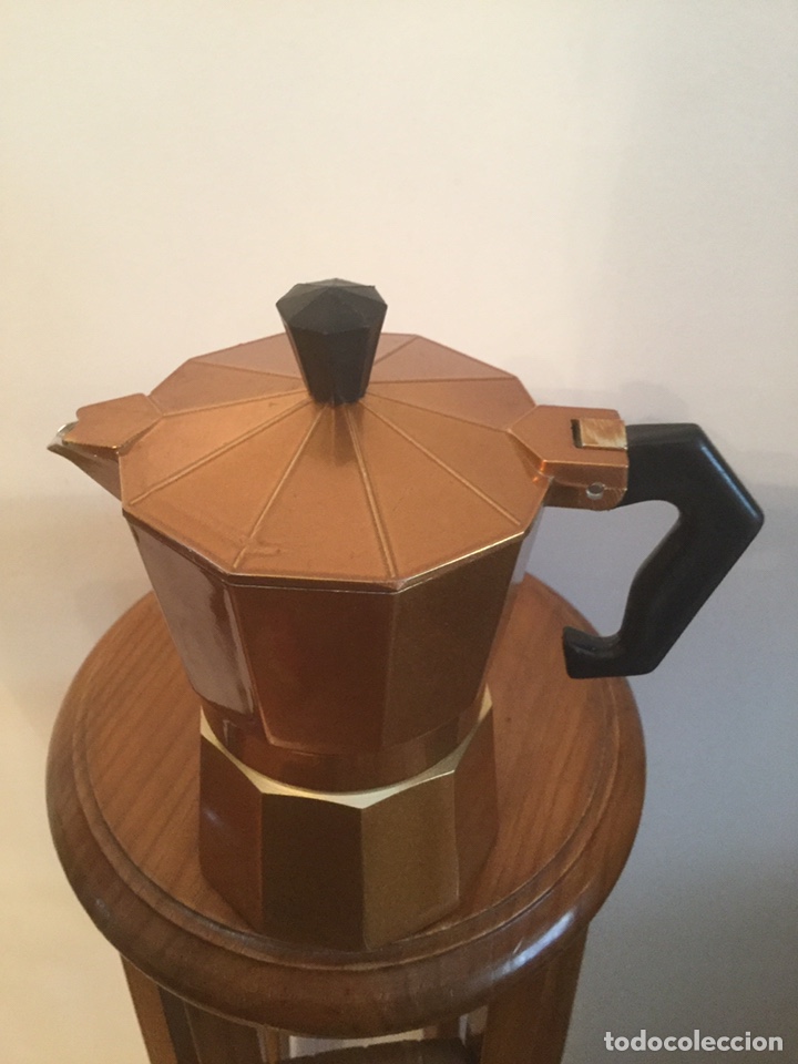 Vintage: CAFETERA VINTAGE DORADA - Foto 4