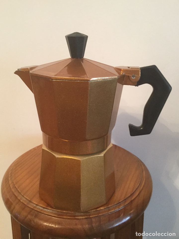 Vintage: CAFETERA VINTAGE DORADA - Foto 8
