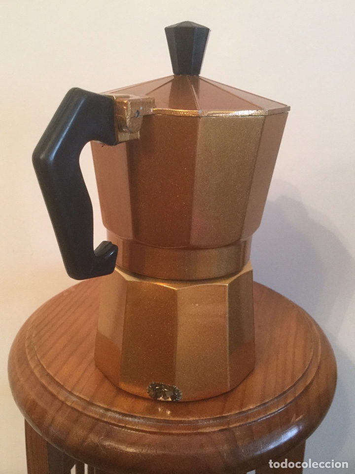 Vintage: CAFETERA VINTAGE DORADA - Foto 9