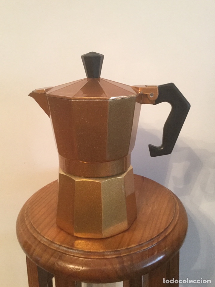 Vintage: CAFETERA VINTAGE DORADA - Foto 10