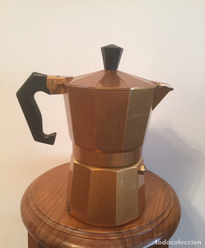 Vintage: CAFETERA VINTAGE DORADA - Foto 12