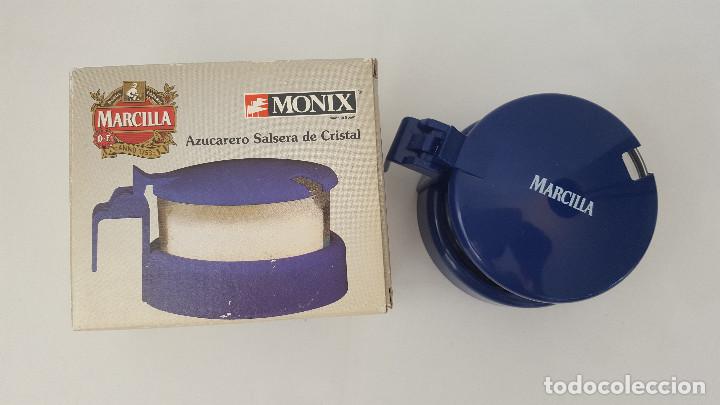 Vintage: AZUCARERO SALSERA DE CRISTAL. MONIX - Foto 7