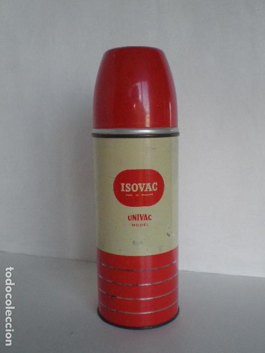 Vintage: TERMO A&Ntilde;OS 60 MADE IN UK MARCA ISOVAC MODELO UNIVAC // THERMOS VINTAGE RETRO