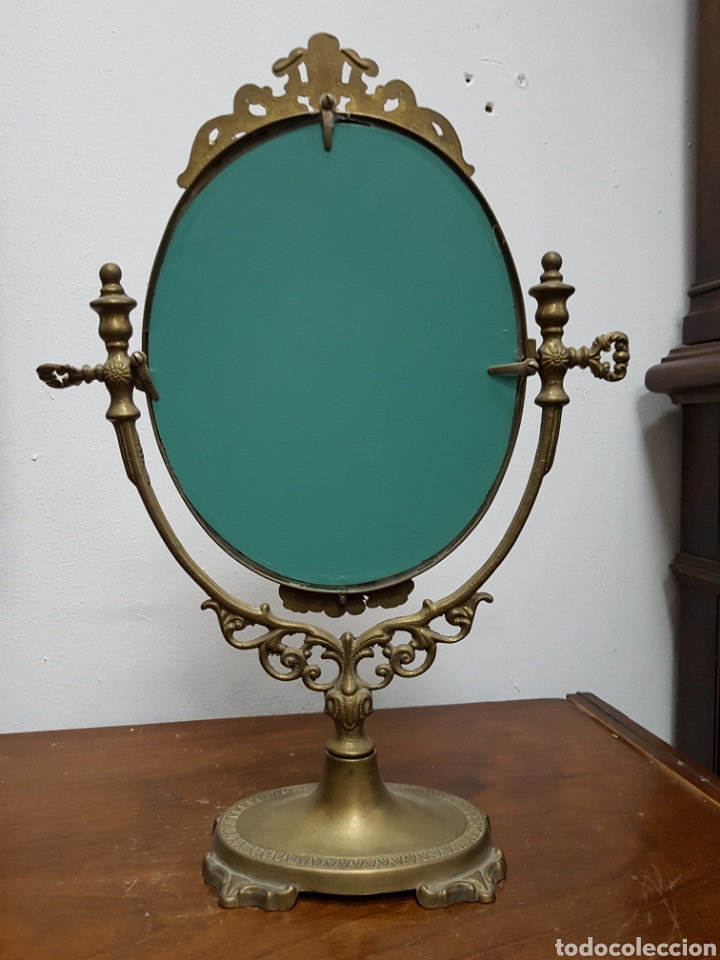 Vintage: Espejo bronce vintage - Foto 2