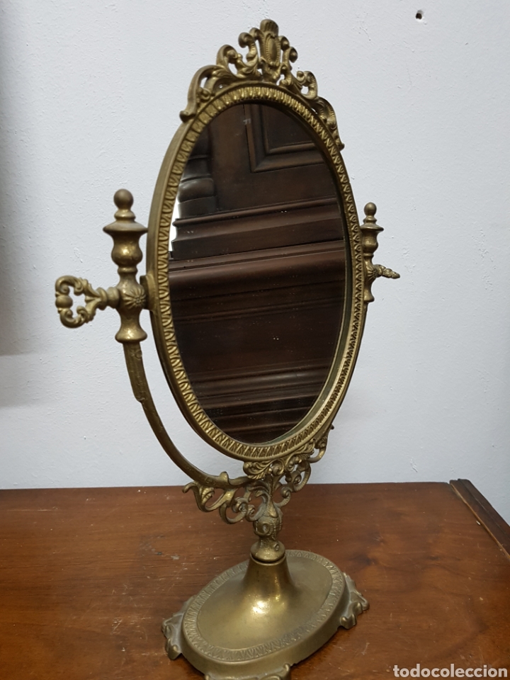 Vintage: Espejo bronce vintage - Foto 6