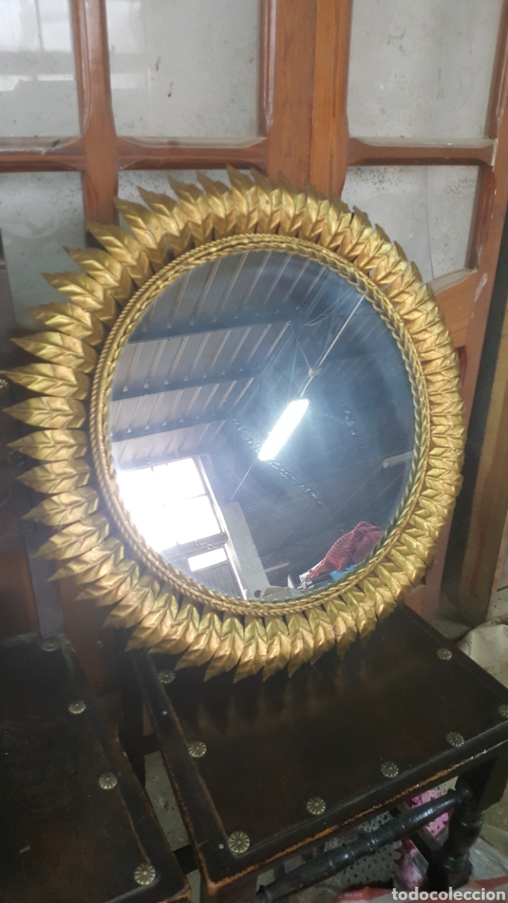 Vintage: Espejo de chapa