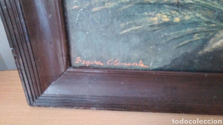 Vintage: Cuadro con marco de madera - Foto 10