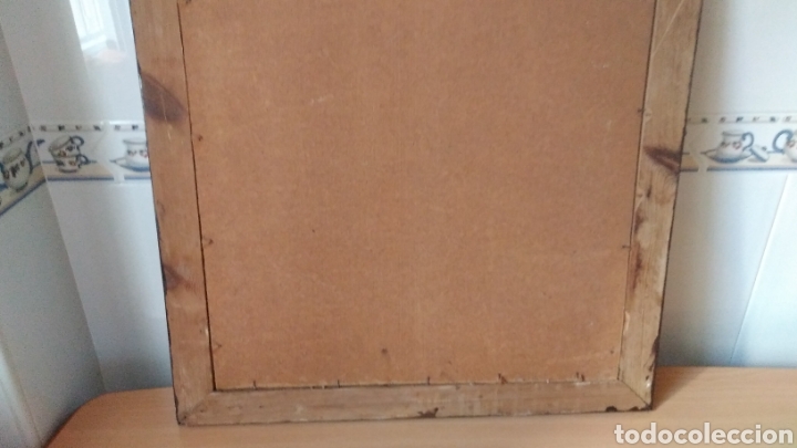 Vintage: Cuadro con marco de madera - Foto 14