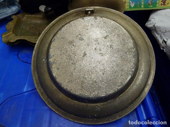 Vintage: PLATO METALICO DE LA ISLA DE MENORCA - Foto 3