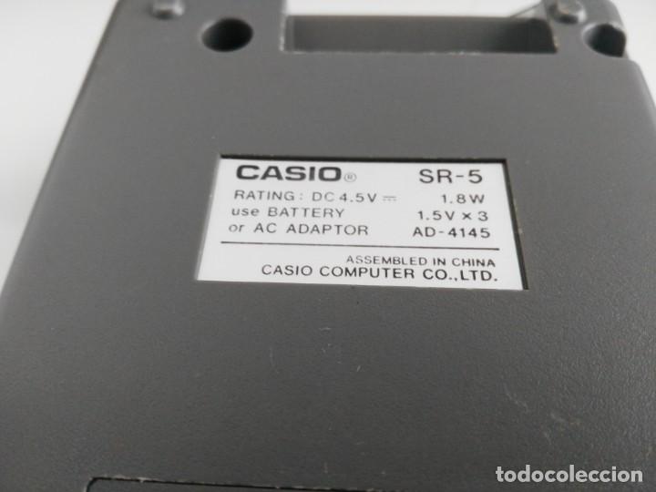 Vintage: ANTIGUA CALCULADORA CASIO SR 5 - Foto 4