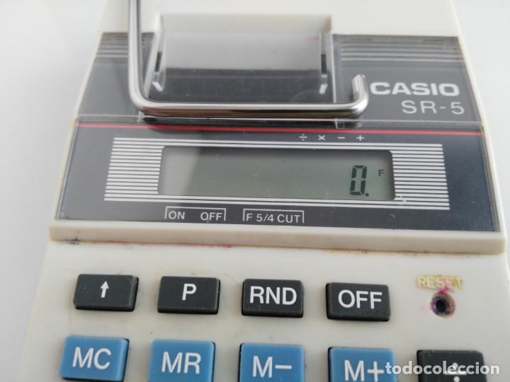 Vintage: ANTIGUA CALCULADORA CASIO SR 5 - Foto 5