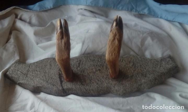 Vintage: Percha de patas de ciervo - Foto 1