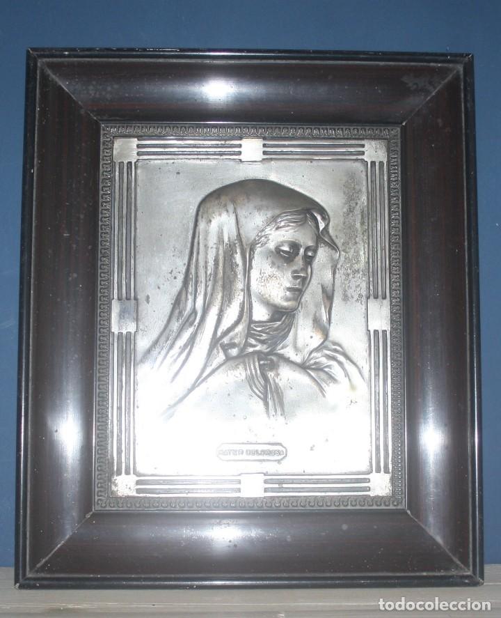 Vintage: Cuadro Antiguo Virgen Mater Dolorosa