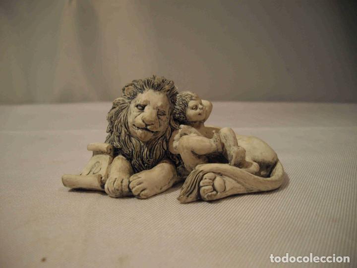 Vintage: FIGURA ALABASTRO LEO - Foto 3