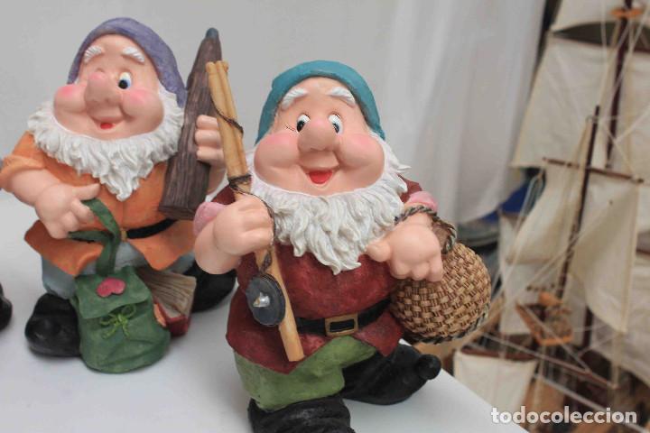 Vintage: FIGURAS RESINA 7 ENANITOS - Foto 9