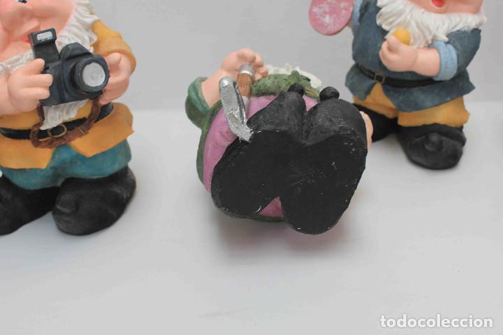 Vintage: FIGURAS RESINA 7 ENANITOS - Foto 12