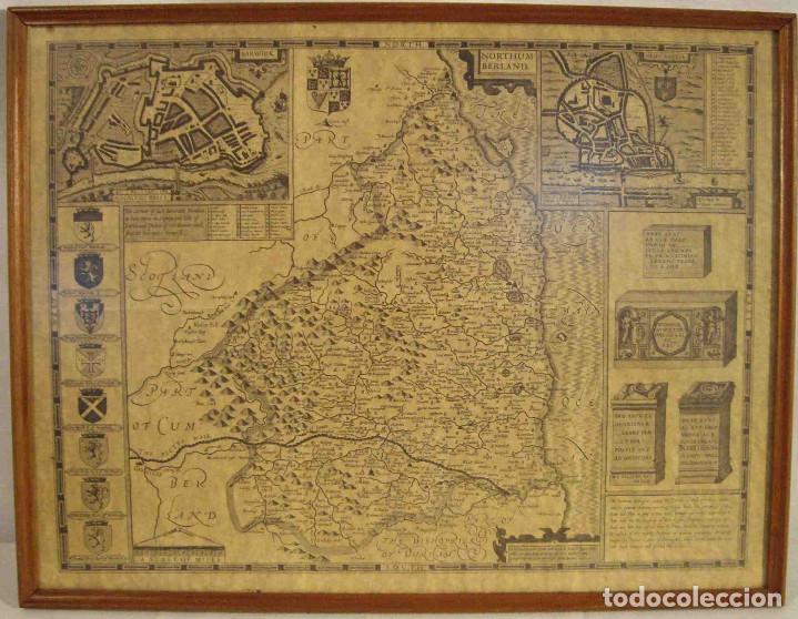 Vintage: REPRODUCCION MAPA IRLANDA - Foto 1