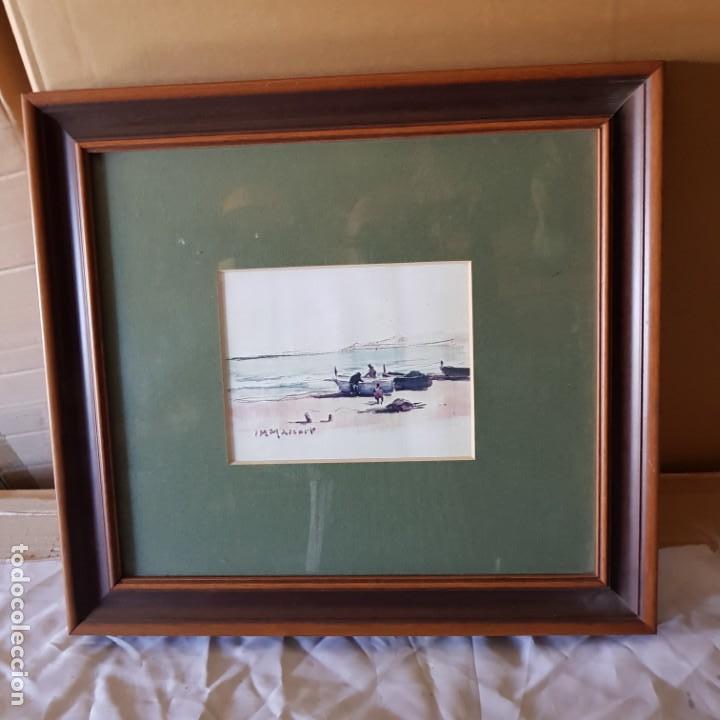 Vintage: Barca pescadores - firmado - Foto 1