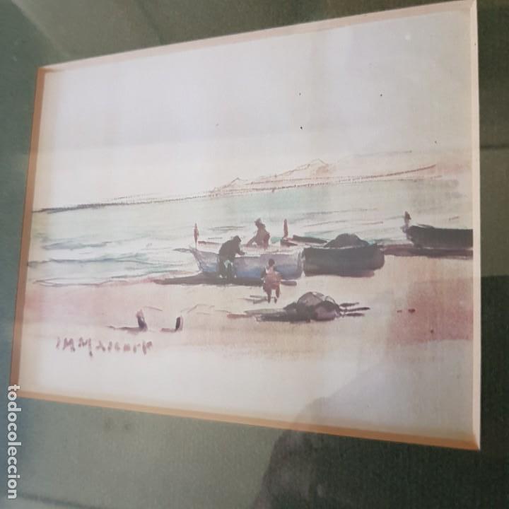 Vintage: Barca pescadores - firmado - Foto 2