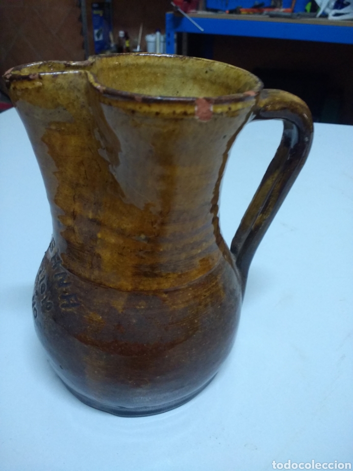 Vintage: Jarra de barro para vino - Foto 1