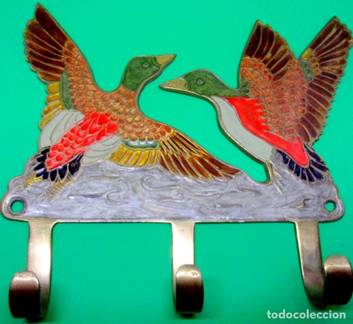 Vintage: COLGADOR PATOS SALVAJES