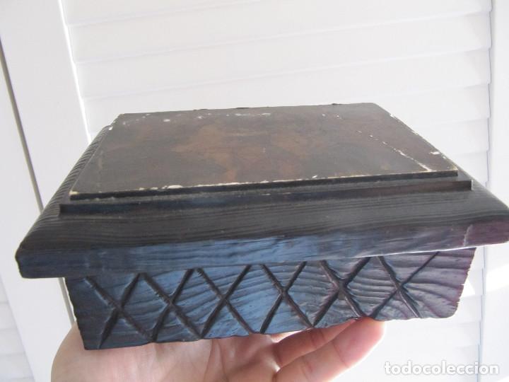 Vintage: CAJA JOYERO DE MADERA A&Ntilde;OS 60 - Foto 1