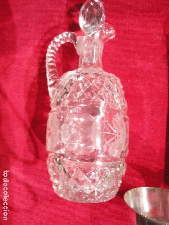 Vintage: ACEITERAS EN CRISTAL TALLADO - Foto 3