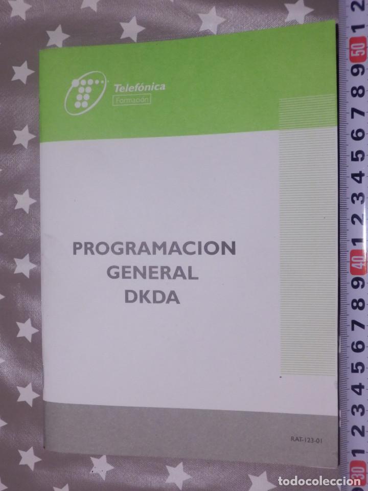 Vintage: Antiguo manual programaci&oacute;n centralitas Telef&oacute;nica - DKDA - Foto 1