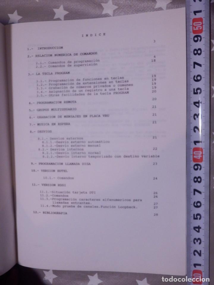 Vintage: Antiguo manual programaci&oacute;n centralitas Telef&oacute;nica - DKDA - Foto 2