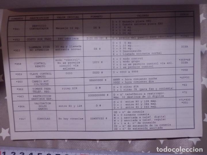 Vintage: Antiguo manual programaci&oacute;n centralitas Telef&oacute;nica - DKDA - Foto 3