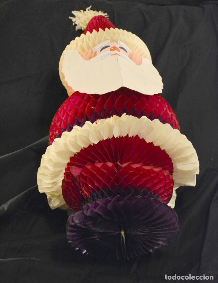 Vintage: PAPA NO&Euml;L DE PAPEL PLEGABLE - Foto 4