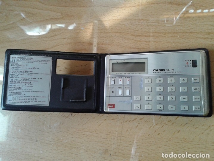 Vintage: ELECTRONIC CALCULATOR & WATCH - CASIO - Foto 5