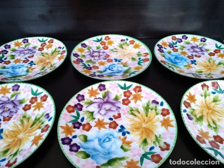 Vintage: Vintage platos de cobre esmaltado