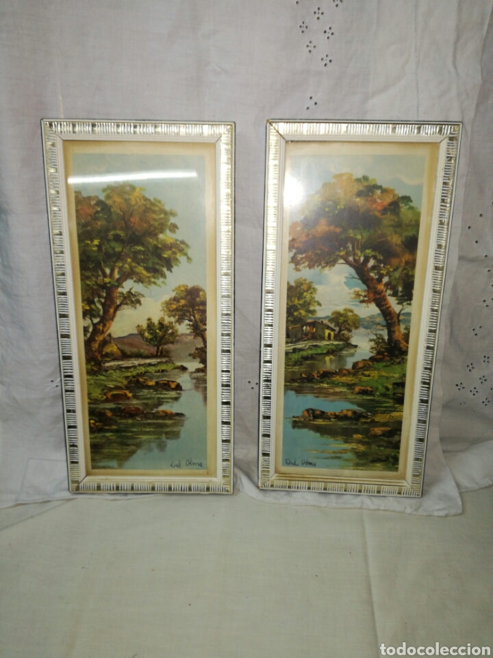 Vintage: Pareja de cuadros vintage - Foto 1