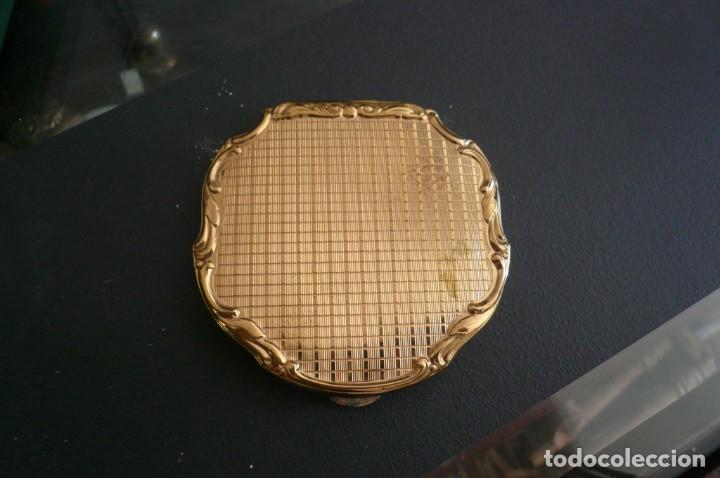 Vintage: POLVERA CHAPADA EN ORO, A&Ntilde;OS 50 - Foto 1
