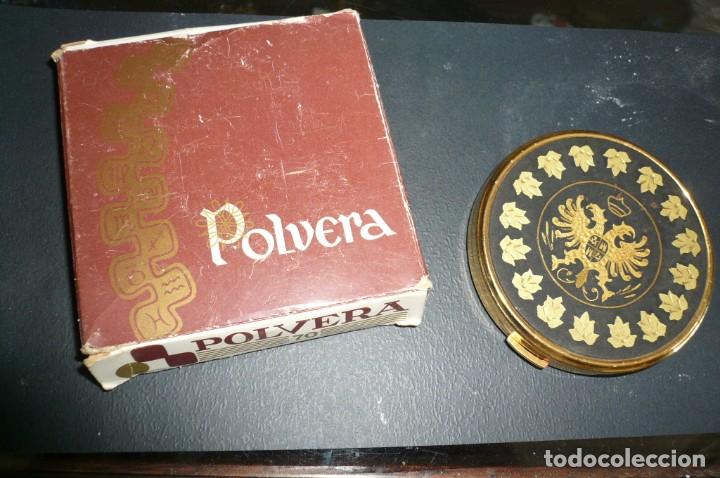 Vintage: POLVERA vintage con el escudo de TOLEDO - Foto 3