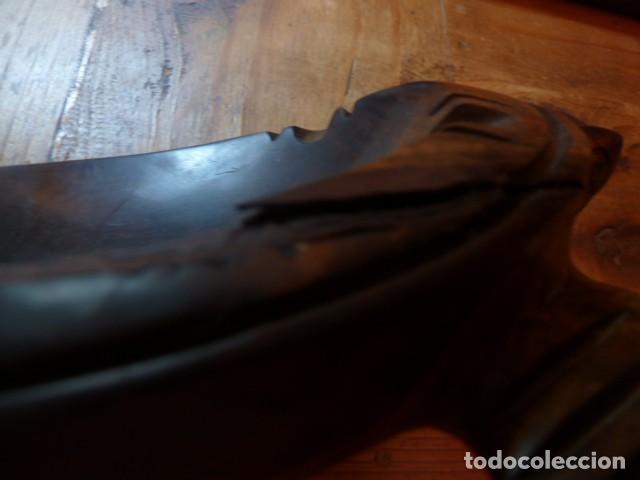 Vintage: Tortuga cenicero. Madera maciza. - Foto 8