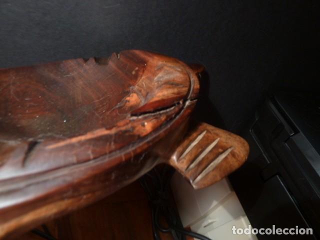 Vintage: Tortuga cenicero. Madera maciza. - Foto 9