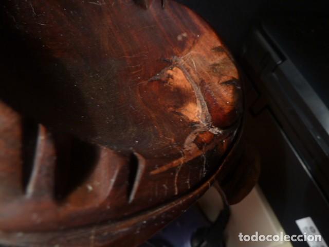 Vintage: Tortuga cenicero. Madera maciza. - Foto 11